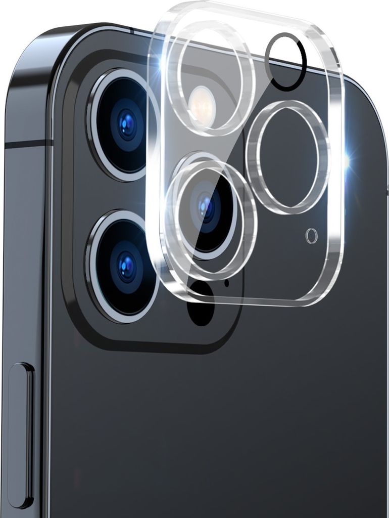 Schutzglas Back Kamera für Apple iPhone 16 Pro / 16 Pro H9 Komplett Transparent
