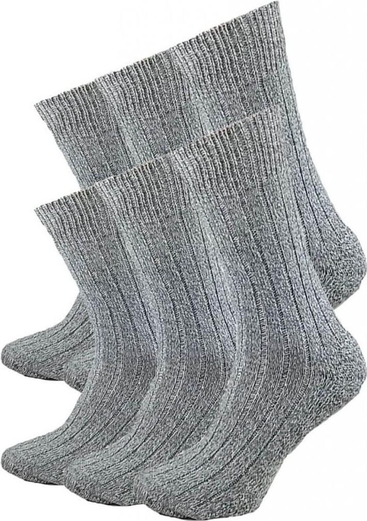 Garcia Pescara 6 Paar Norweger Socken Grau Größe 43-46 Wintersocken für warme Füße Strümpfe Thermo Winter Thermosocken Maenner Mann Unterwäs...