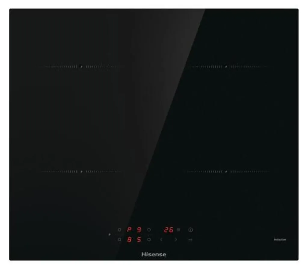 Plaque de cuisson induction Hisense HI6401BSCE noire avec commandes tactiles