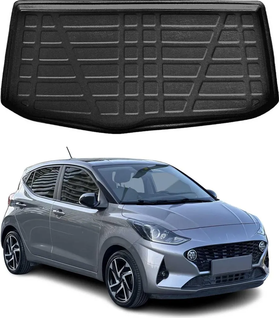 Tappetino Bagagliaio Hyundai i10 AC3 2021-2025 | Gomma TPE Premium