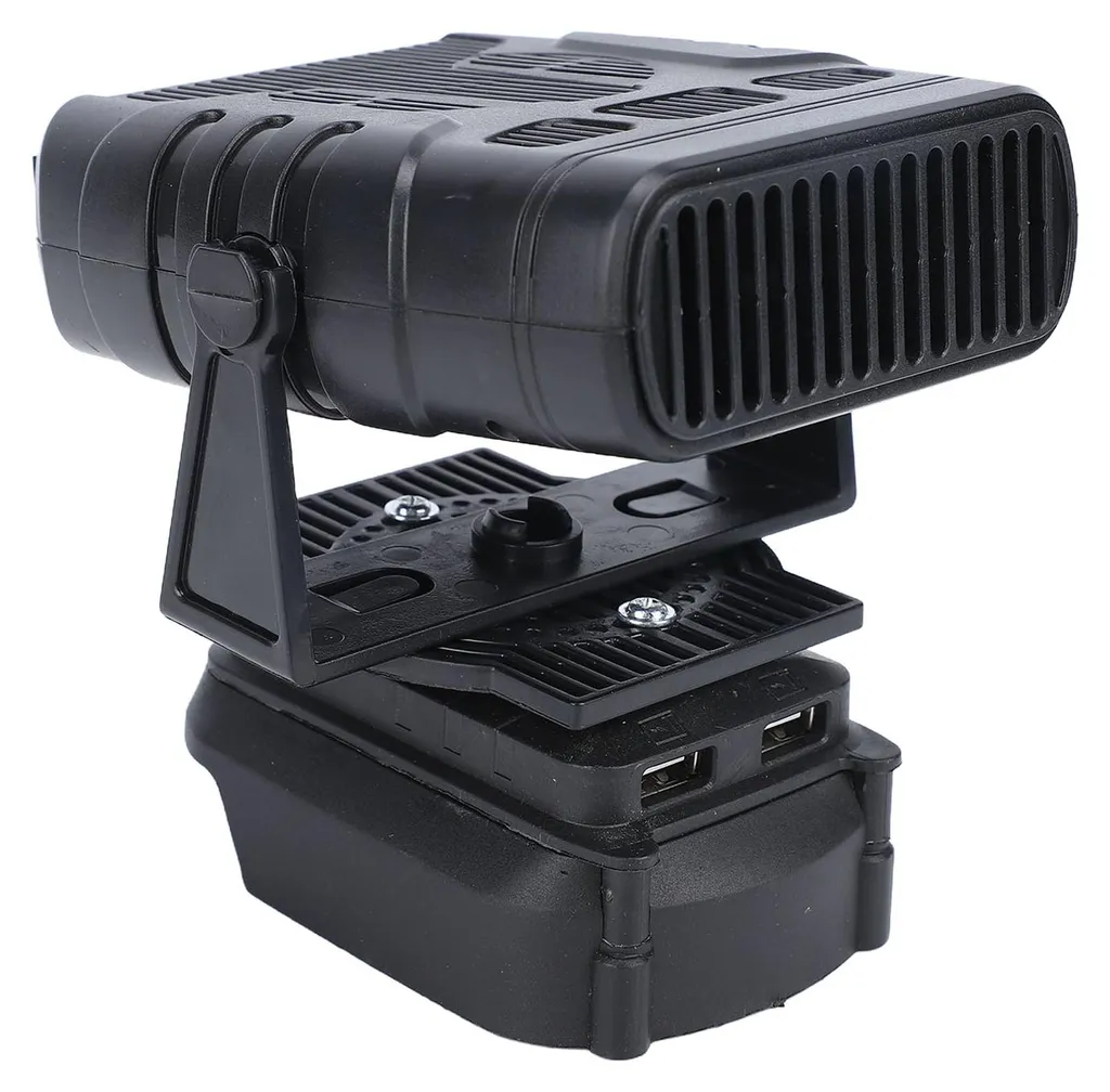 Dégivreur de pare-brise portable 170W - Chauffage voiture réglable noir