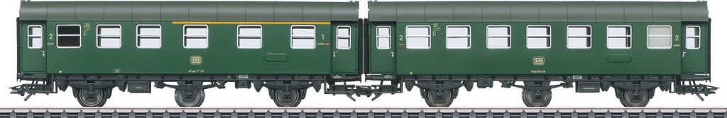 Märklin 43175 H0 Umbauwagen-Paar 1./2.+2.Kl. der DB