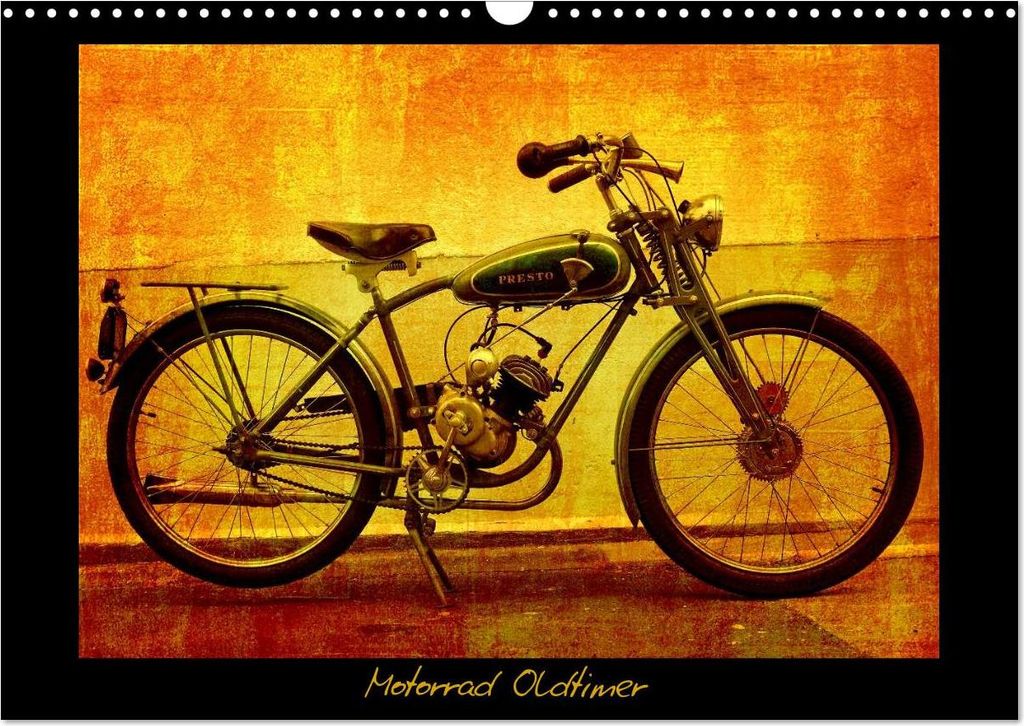 Motorrad Oldtimer (Wandkalender 2026 DIN A3 quer), CALVENDO Monatskalender