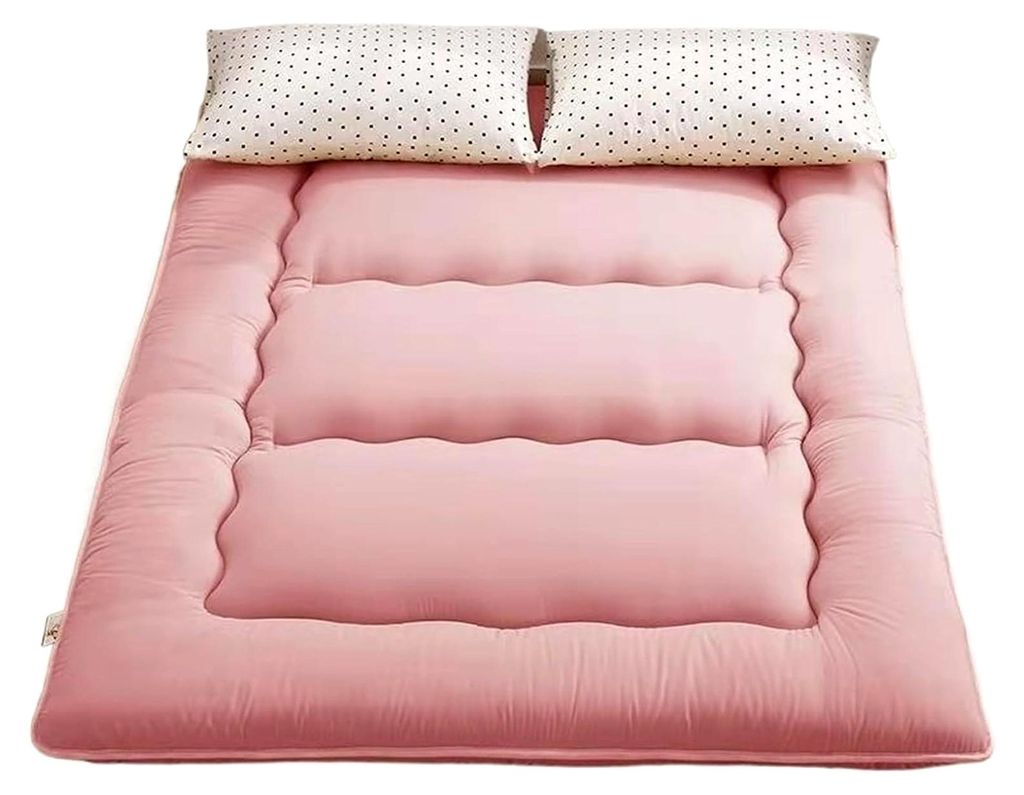 Faltbare Futon-Matratze, dicke Bodenunterlage für Schlafzimmer und Heimnutzung, 120 x 200 cm, bequemer Schlaf, vielseitige Bettlösung