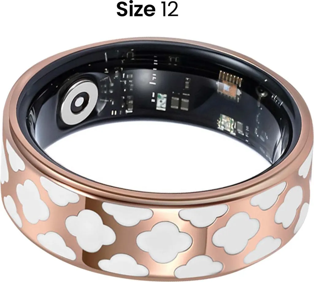 Bague Intelligente Avizar Ursa Or Taille 12 Idéale Suivi de Santé