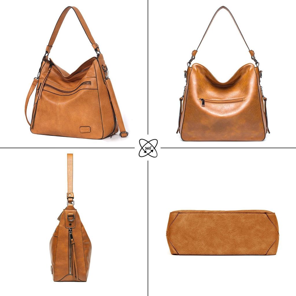 Mofut  Handtasche Schultertasche Damen Schultertasche Groß Produktbild 7