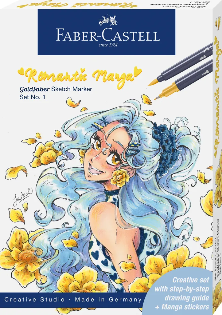 Dessiner des Mangas avec le Feutre Faber-Castell 164701 Gofa Romantic 1