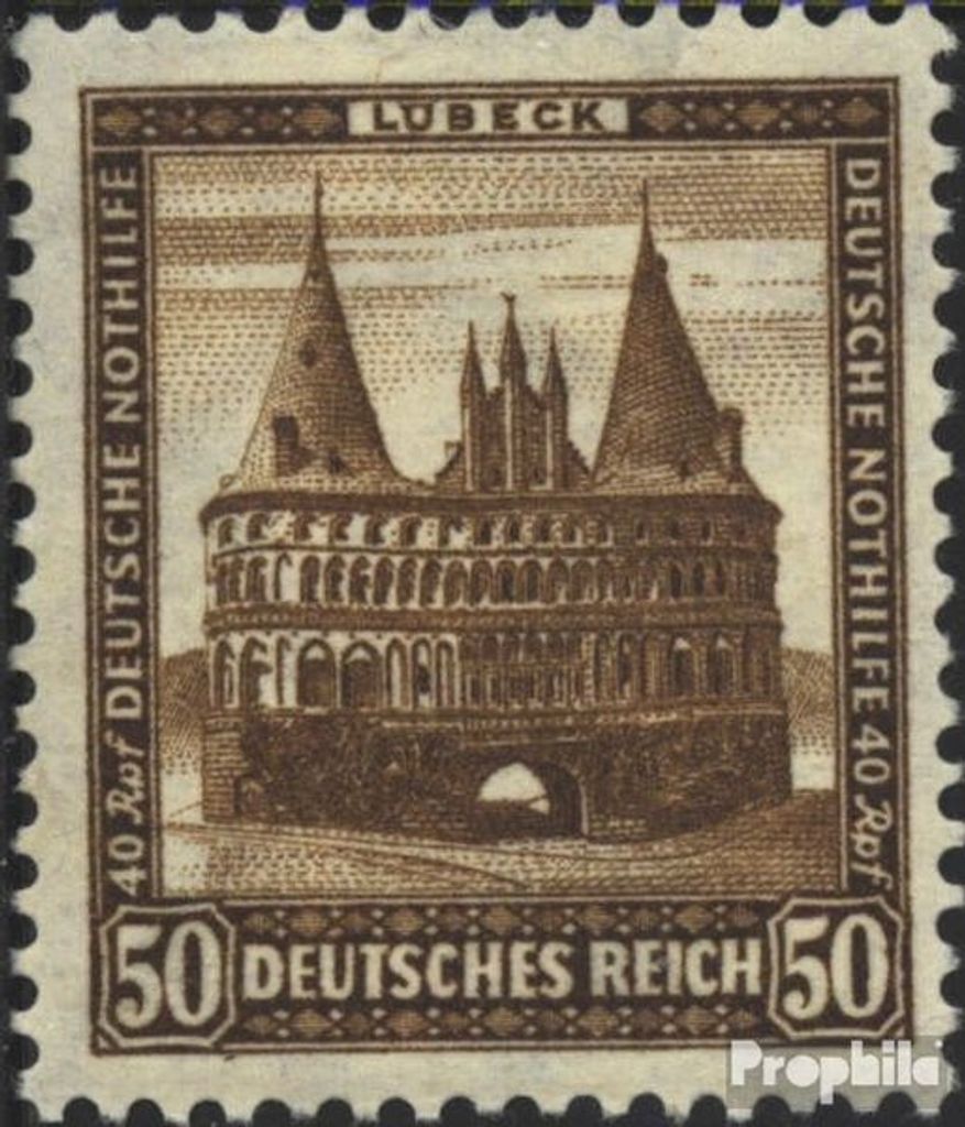 Briefmarken Deutsches Reich 1931 Mi 462 gestempelt Nothilfe:Bauwerke