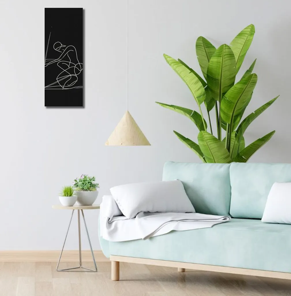 Image 20 x 60 cm Ligne Fine - Impression Design sur Support de Qualité - 2