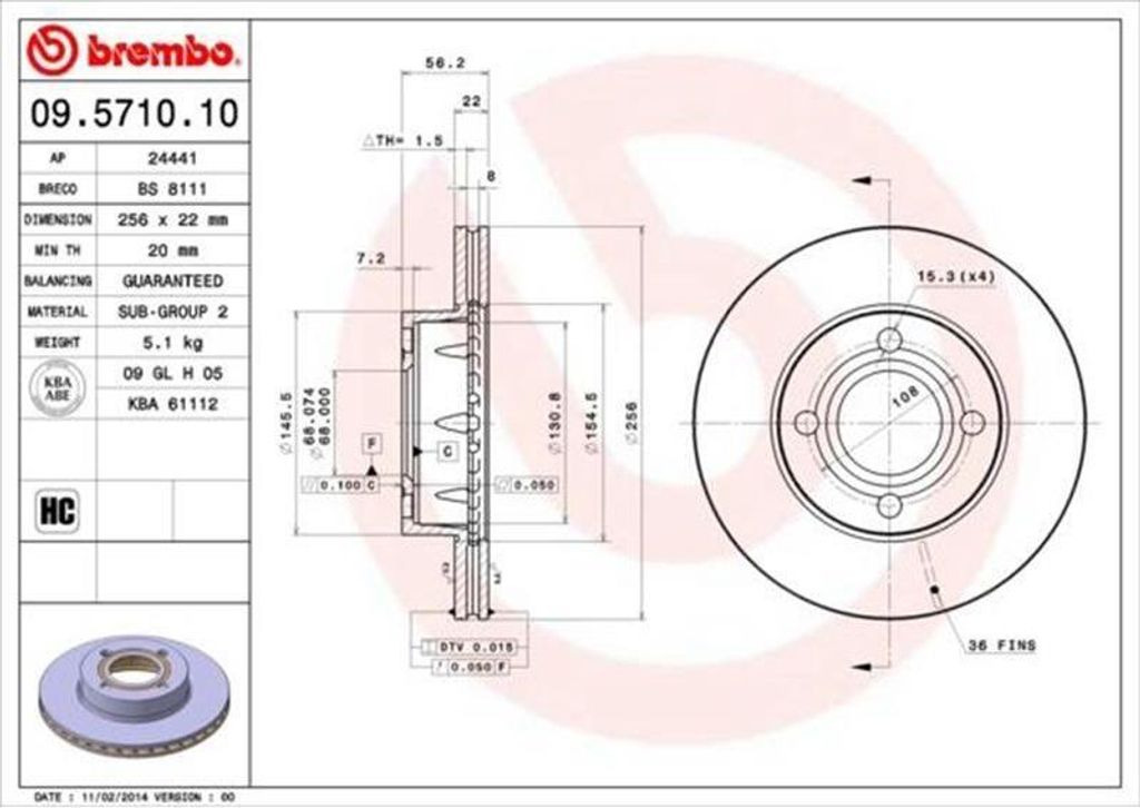 Bremsscheibe Produktbild 
