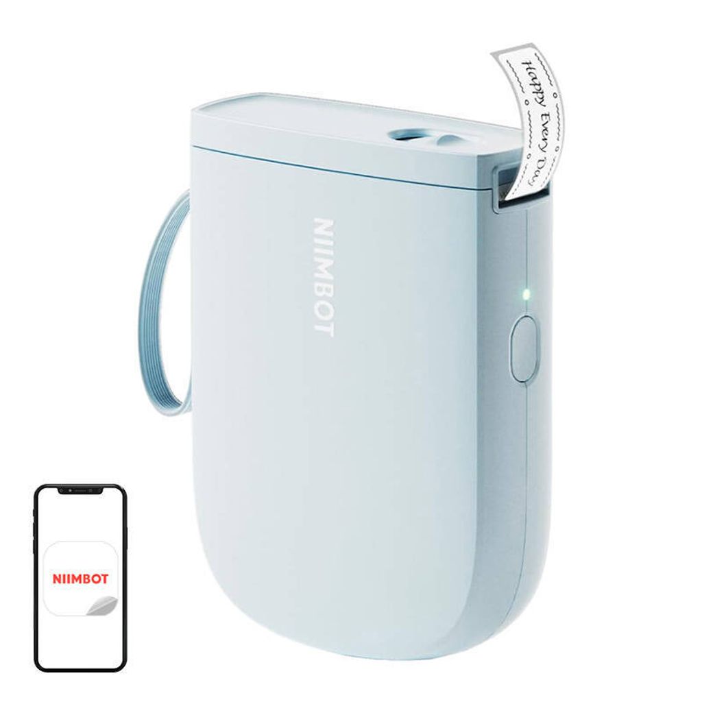 Niimbot D11H Tragbarer Etikettendrucker (blau) Produktbild