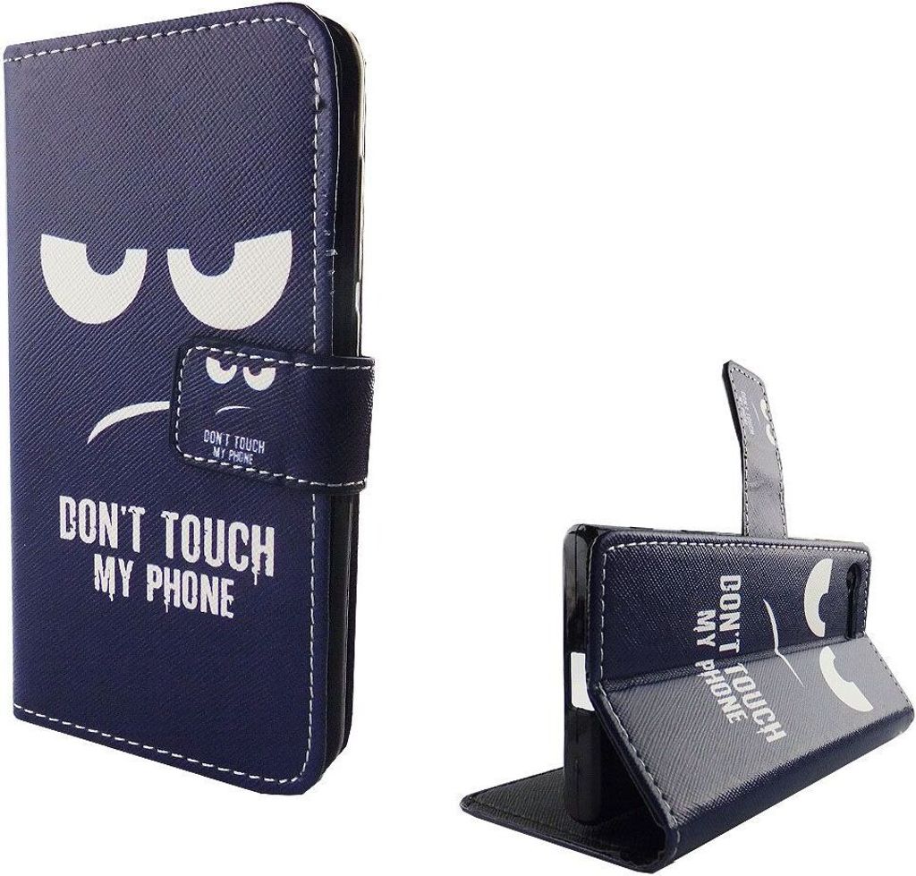 Handyhülle Tasche für Handy Sony Xperia X Compact Dont Touch my Phone