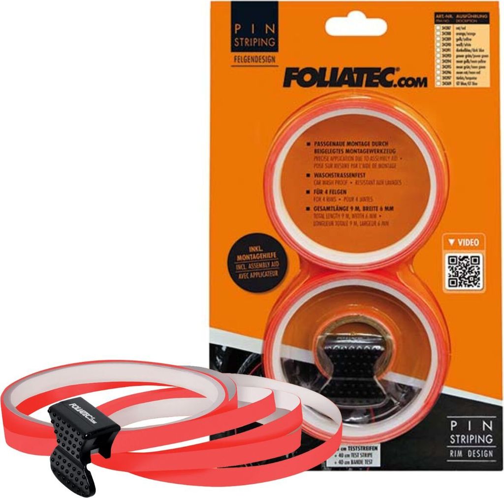 Foliatec Pin Striping Felgendesign PIN Stripes B = 6 mm, Produktbild 