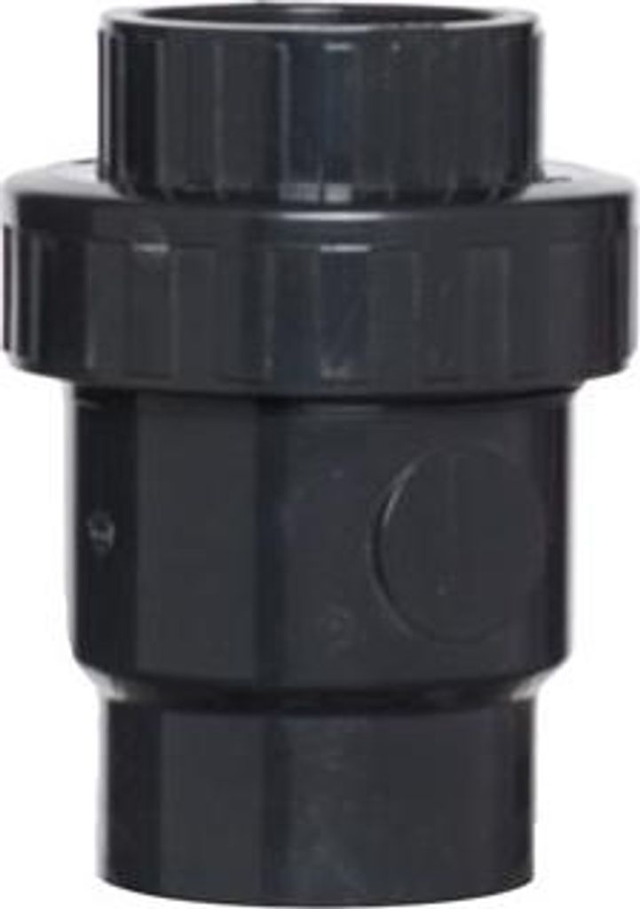 Rückschlagventil ohne Feder PVC-U, 2x geklebt, 75 mm