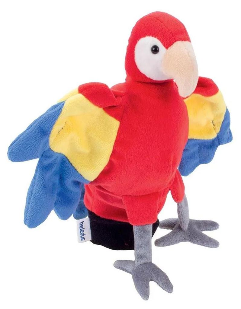 Beleduc 40131 - Maňuška papagáj, 22 cm Obrázok produktu 