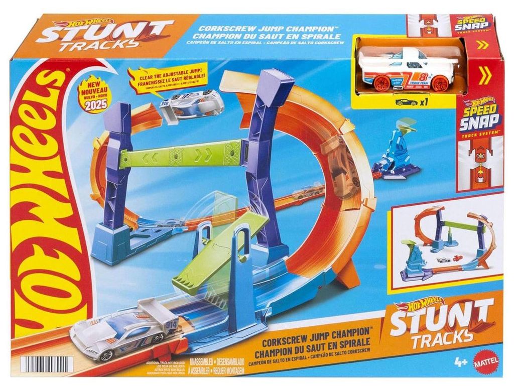 Hot Wheels Action JFH36, Sada vozidla a trati, 4 rok/roky, Obrázek produktu 