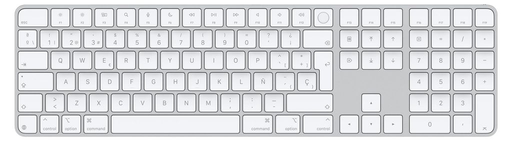 Apple Magic Tastatur Universal USB + Bluetooth QWERTY Produktbild 