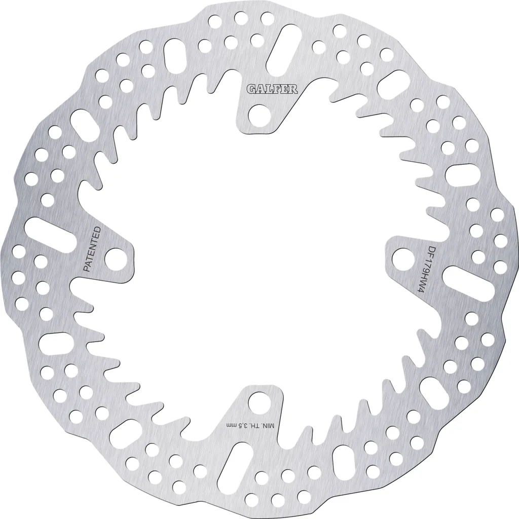 Disque de frein arrière fixe Requin avec ventilation optimisée inox