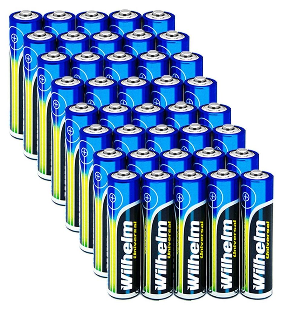 40 x Wilhelm Universal AAA Micro LR03 Batterie | 1200mAh Produktbild 