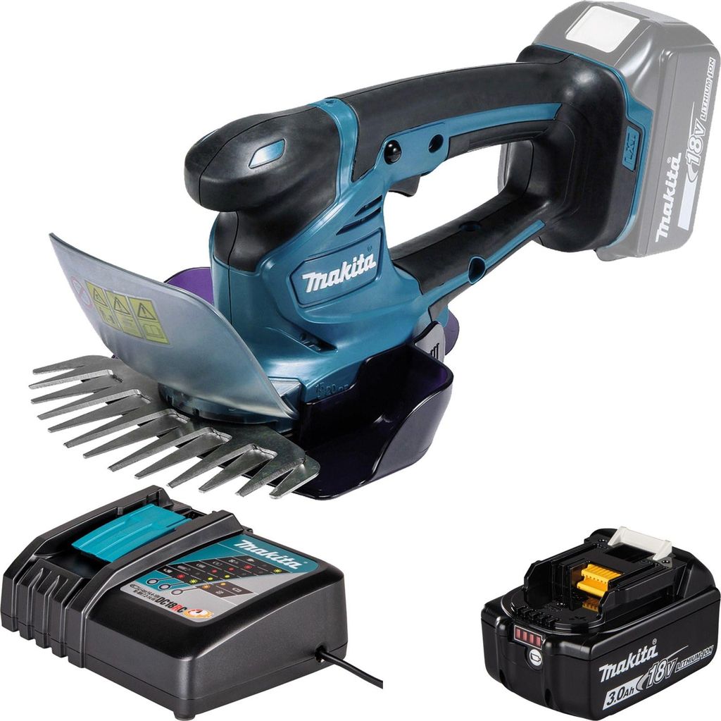 Makita DUM604, 1,6 cm, Edelstahl, 2500 RPM, Schwarz, Grün, Produktbild 