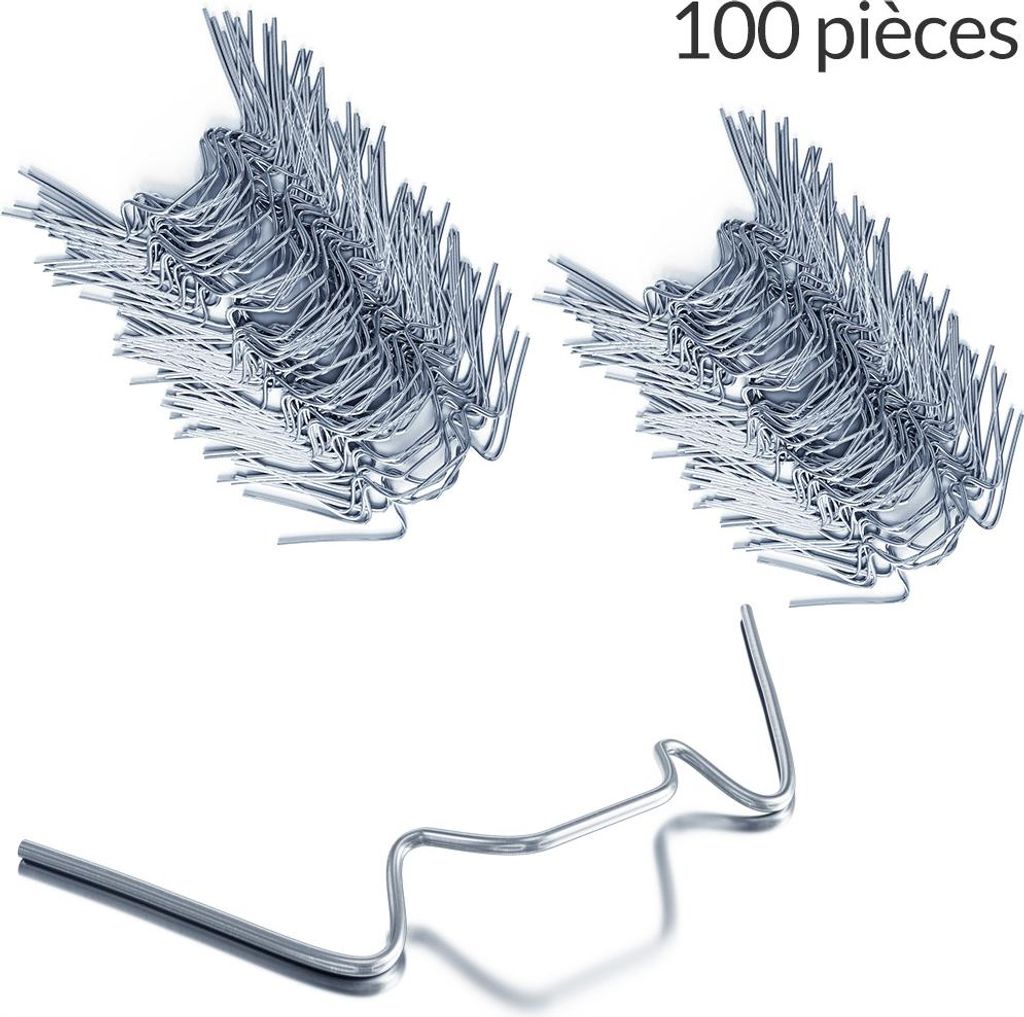 Deuba 100x Clips de vitrage Serre Pinces de Serre en Acier Image du produit 