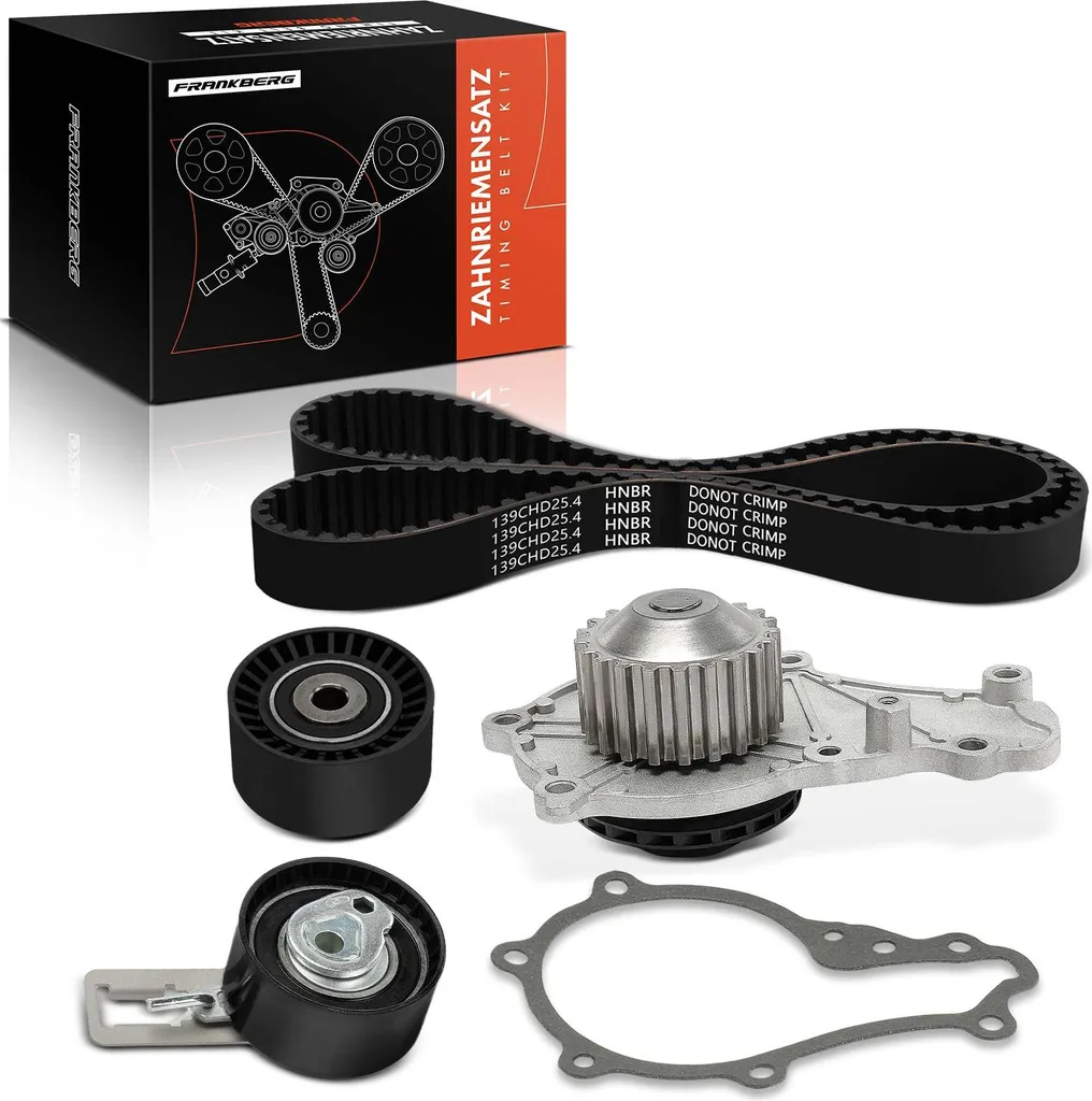 Kit Courroie de Distribution avec Pompe à Eau pour Peugeot 207 et 208