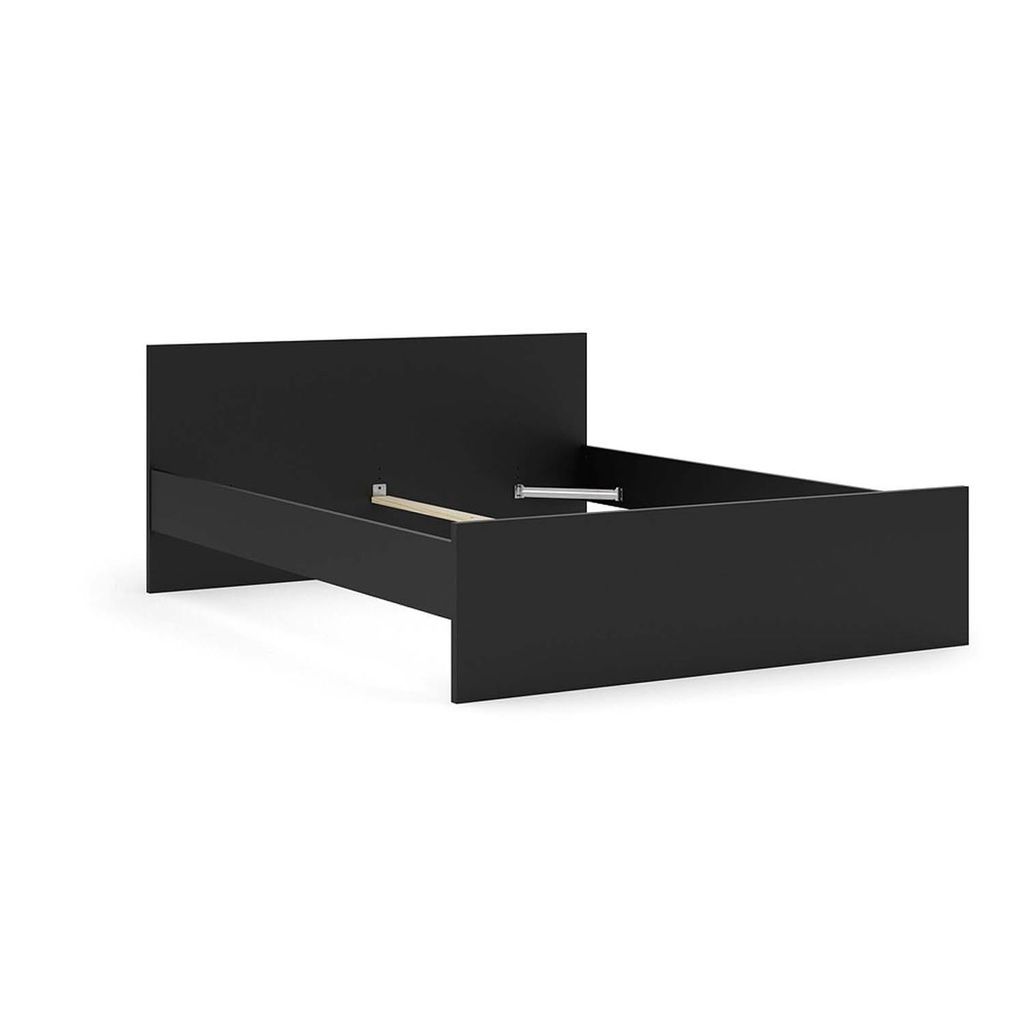 Nada Bett Doppelbett für Box Matratze 160x200 cm, mattschwarz.