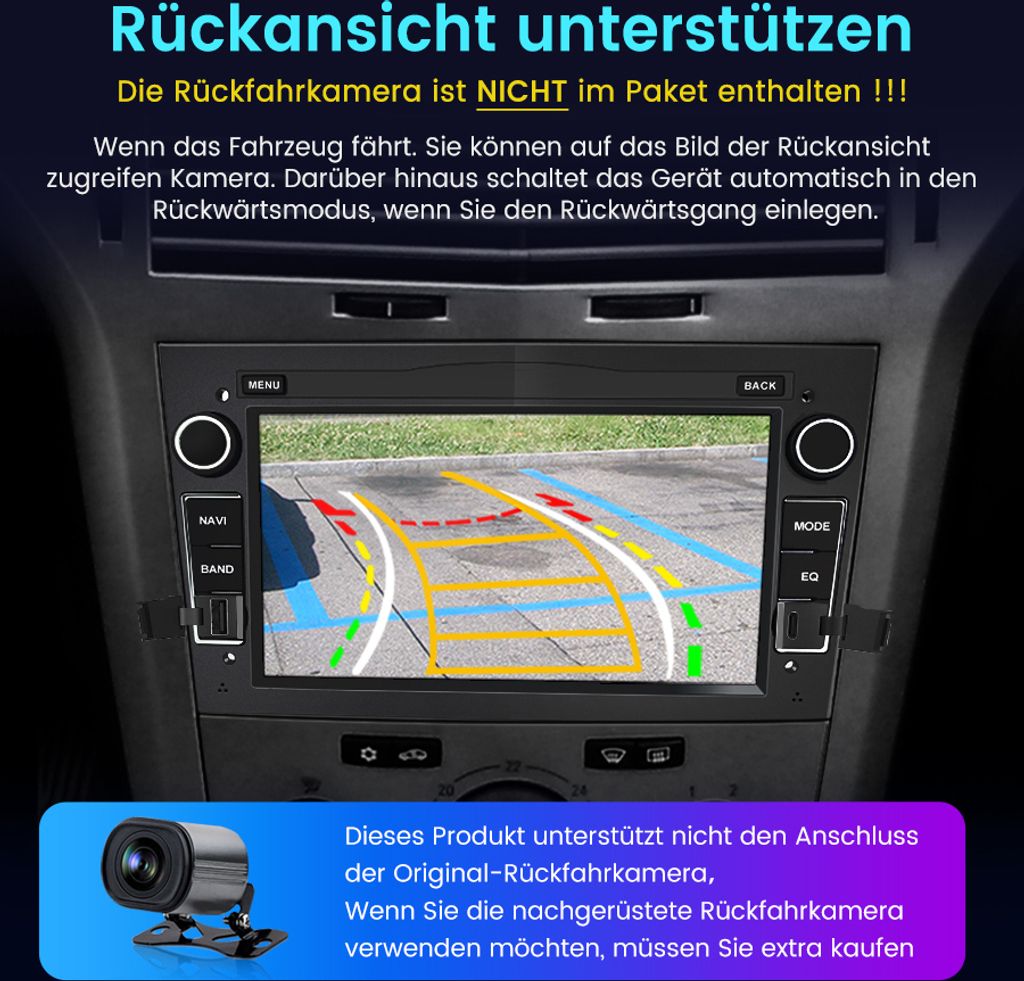 Android 13 Apple Carplay Autoradio DAB+ Navi Für Opel Astra H