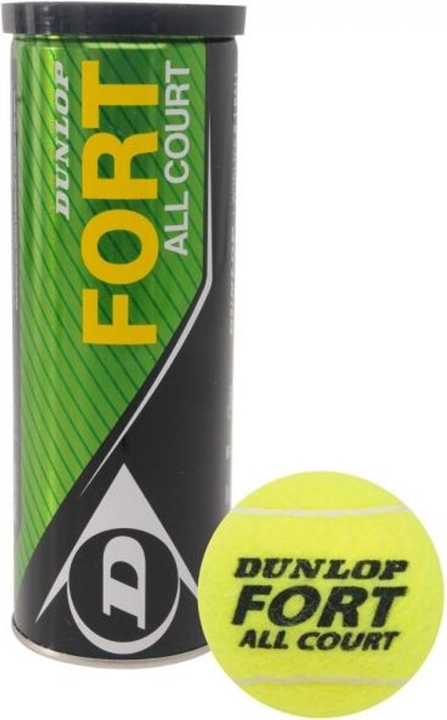 Dunlop Tennisbälle All Court gelb - 3er Set Premiumbälle