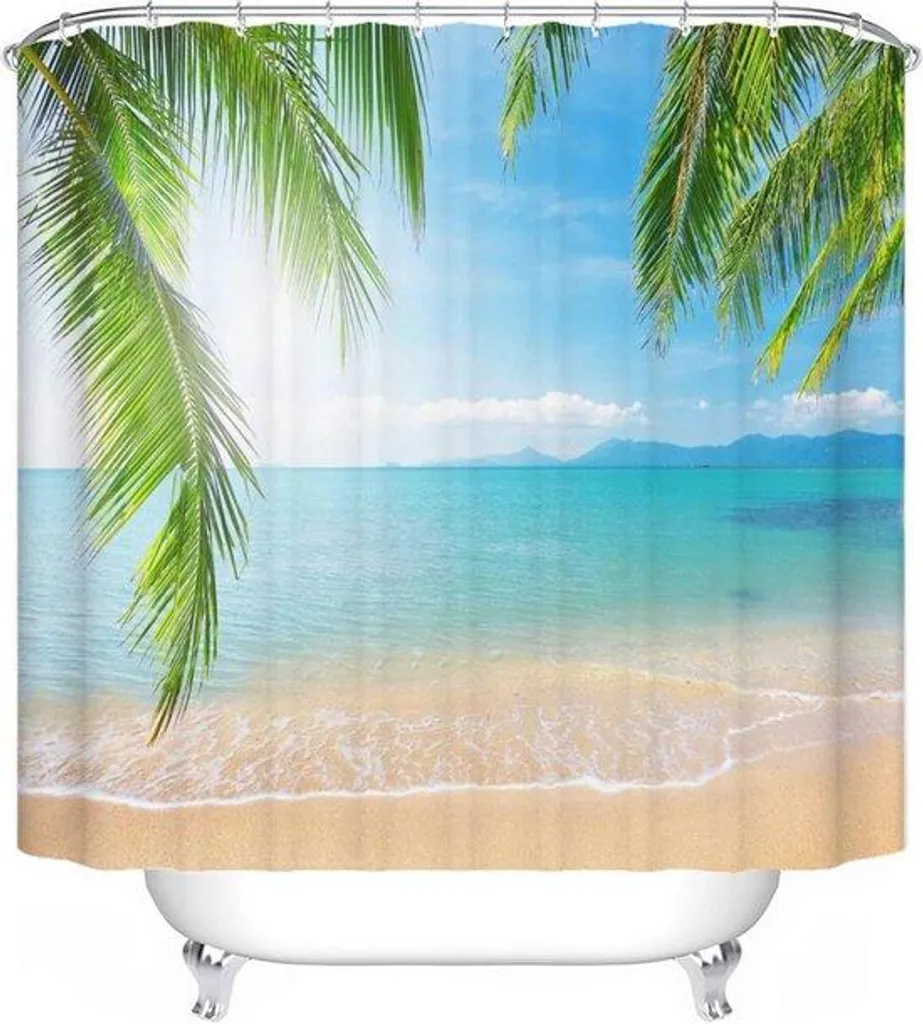 Rideau de douche anti-moisissure 120x200 cm élégant et séchage rapide