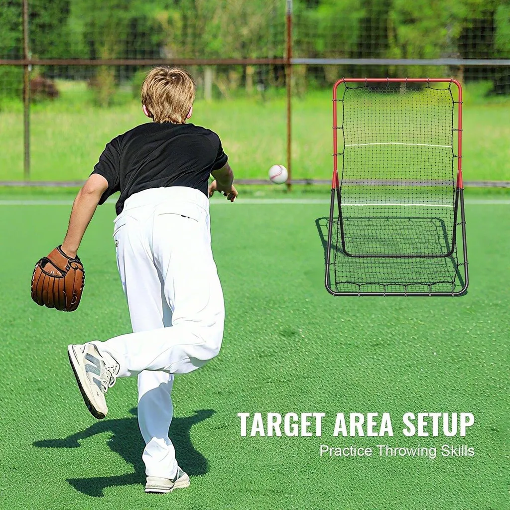 Mur de Rebond de Baseball Professionnel 3-Way Trainer pour Entraînement