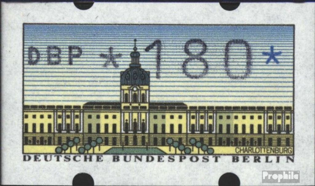 Briefmarken Berlin (West) 1987 Mi ATM1, 1.80 Nominale postfrisch Automatenmarken