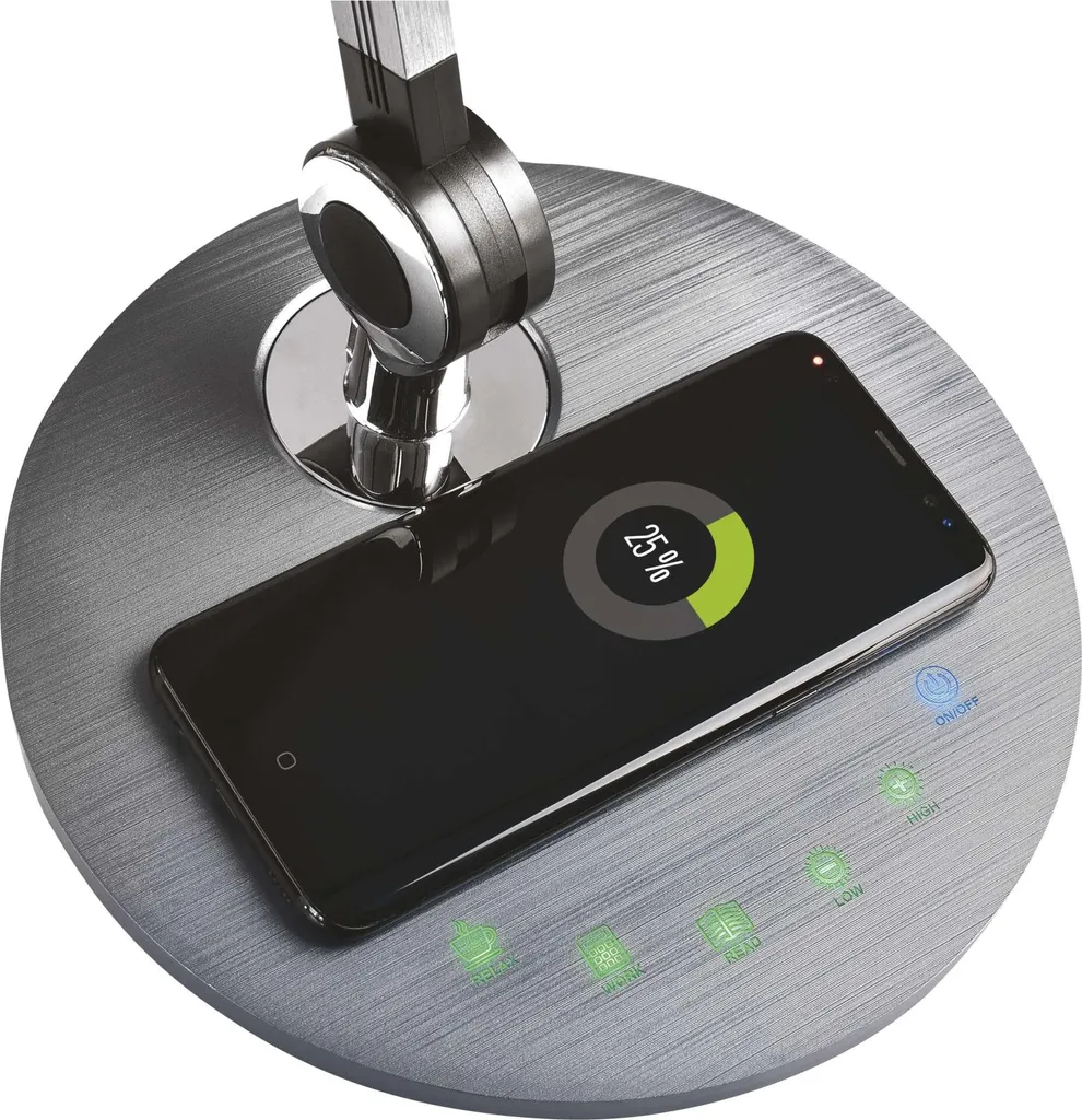 Lampe LED 9,2W 640lm dimmable avec station de charge USB intégrée EMOS - 16