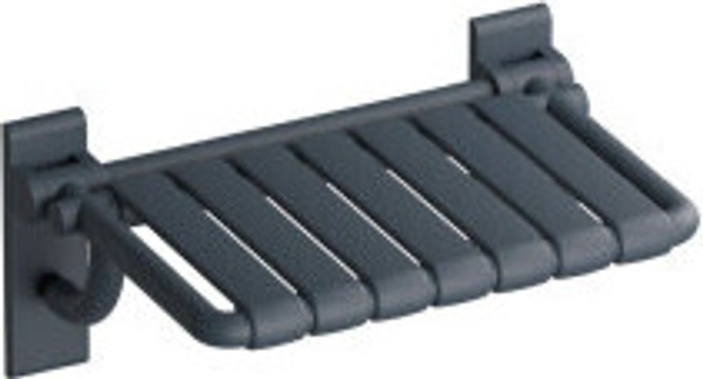 HEWI 801.51BUS440 92 Duschklappsitz,re-eckig (USA),S.801