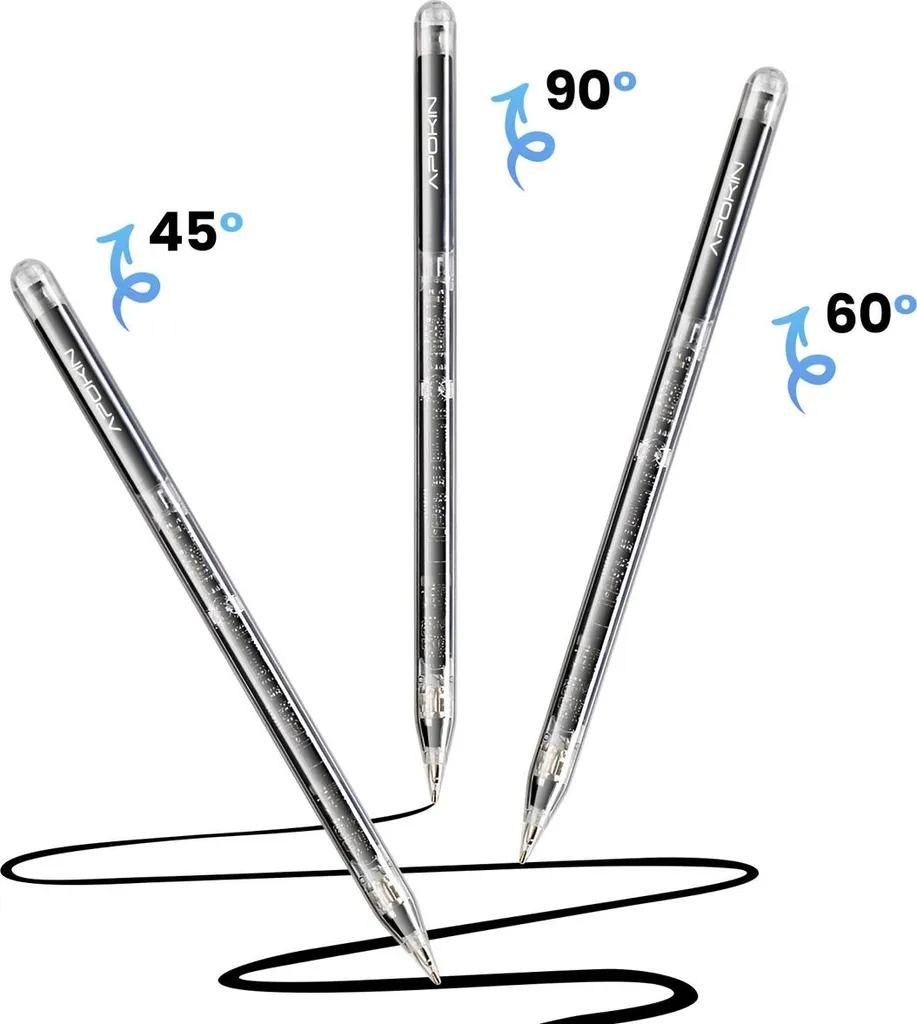 Stylet pour Dessin et Note iPad Pro Apokin Transparent Bluetooth 8h