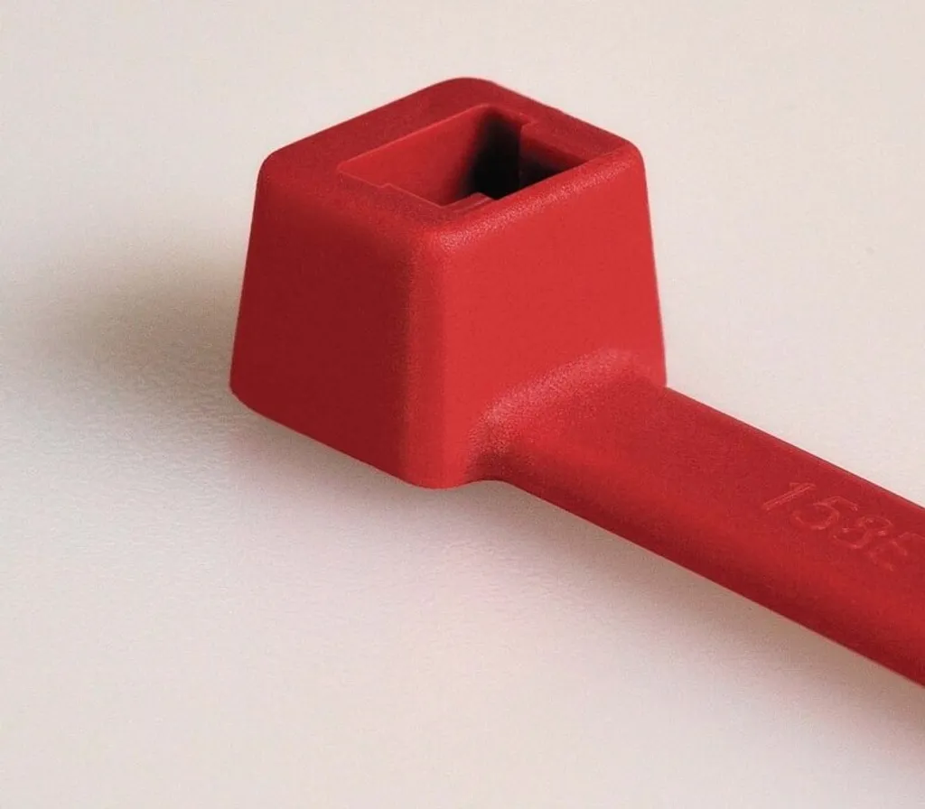 100 Fascette Professionali HellermannTyton T18R Rosse 116-01812