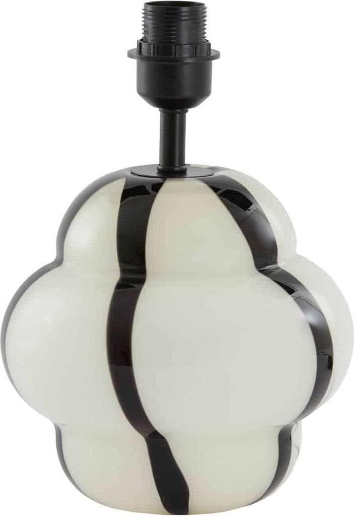 Light & Living - tischlampe - Ylien - natürlich - glas - einzelne leuchte - E27 - 1738543