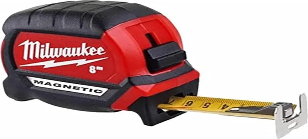 Mètre ruban magnétique Stud II 8m Milwaukee - Largeur 33mm ultra robuste