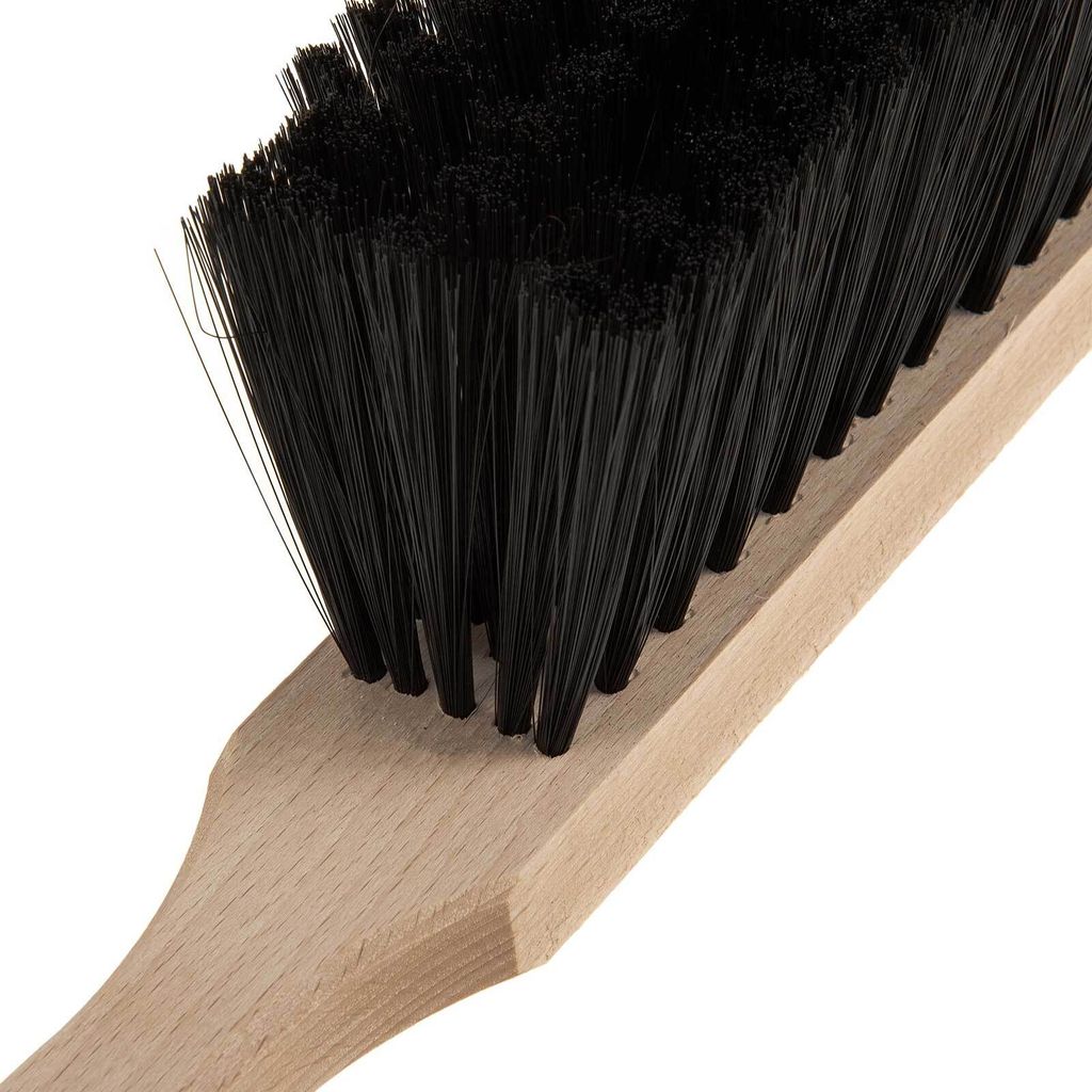 SIDCO Handfeger langer Stiel Handbesen Holz Haarbesen weich Produktbild 7