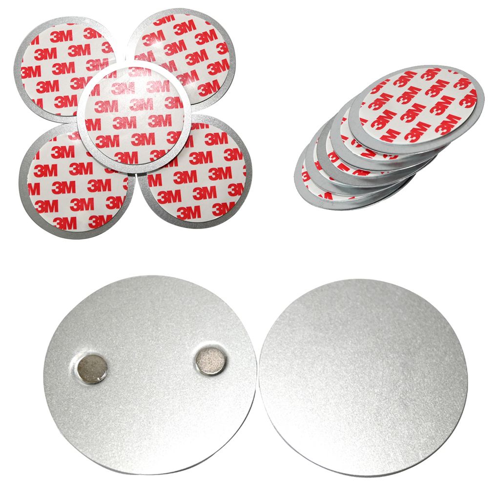 10x Magnetbefestigung Magnethalter für Rauchmelder Ø 70mm Selbstklebend 3M 