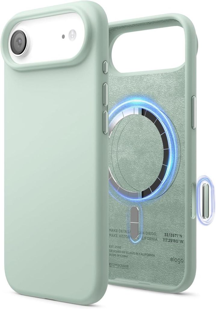 Elago MagSafe Silikonhülle für iPhone 17 Air Mint