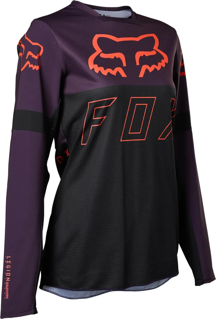 Maillot Enduro Femme Fox Legion Lt Jersey Black S Sorties Tout-Terrain