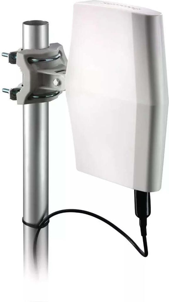 Philips Digital-TV-Antenne SDV8622/12, Silber, 40 dBi, FM, 6 m, 230 x 126 x 330 mm