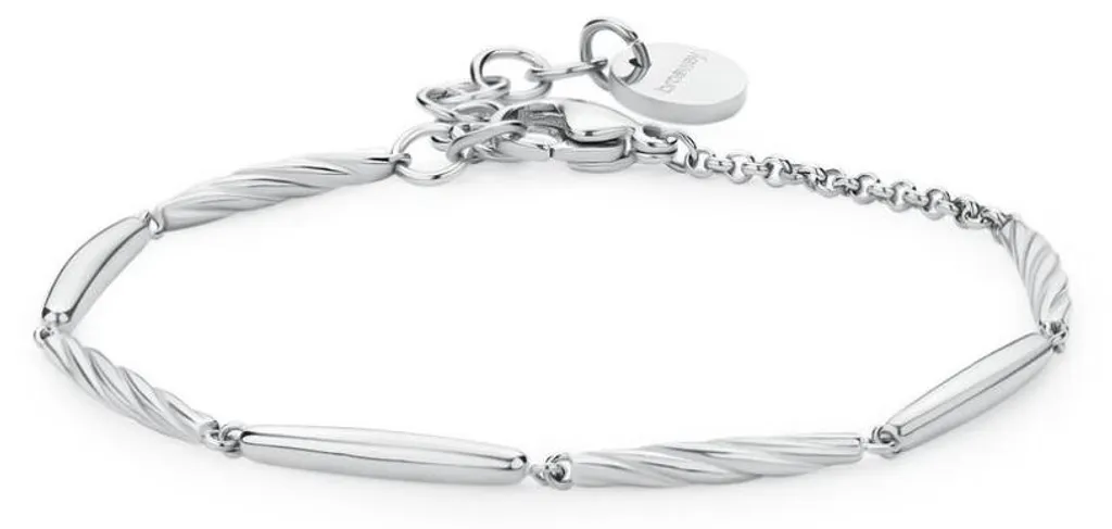 Bracelet femme en acier argenté Amy BAY14 - Bijou discret et moderne