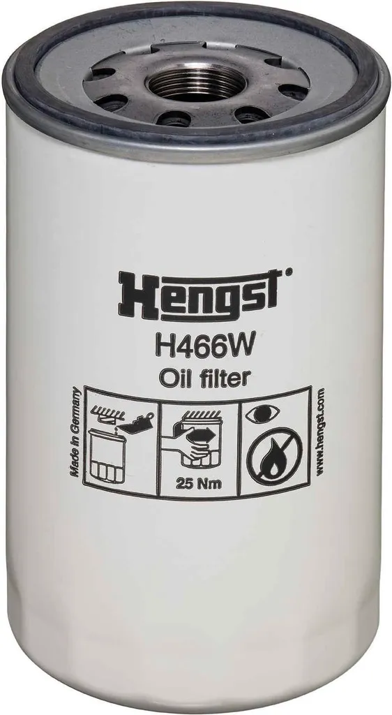 Filtre à huile HENGST H466W pour entretien périodique voiture diesel