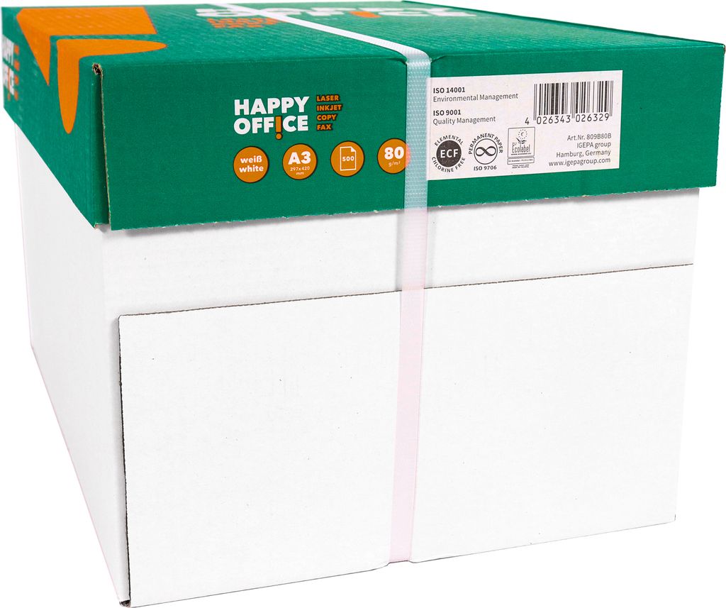 Premium Kopierpapier 500 Blatt DIN A3 Hochweiß Copy Papier Produktbild 2
