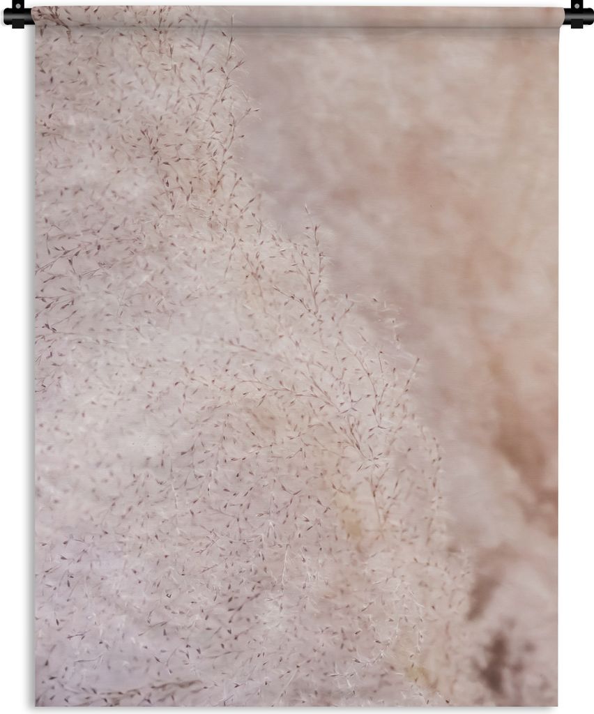 MuchoWow Wandteppich Wandbehang Pampasgras - Struktur - Pflanzen - Natur 60x80 cm Tapisserie Dekoration Wandtuch - Decke - Wandtücher - Wohne