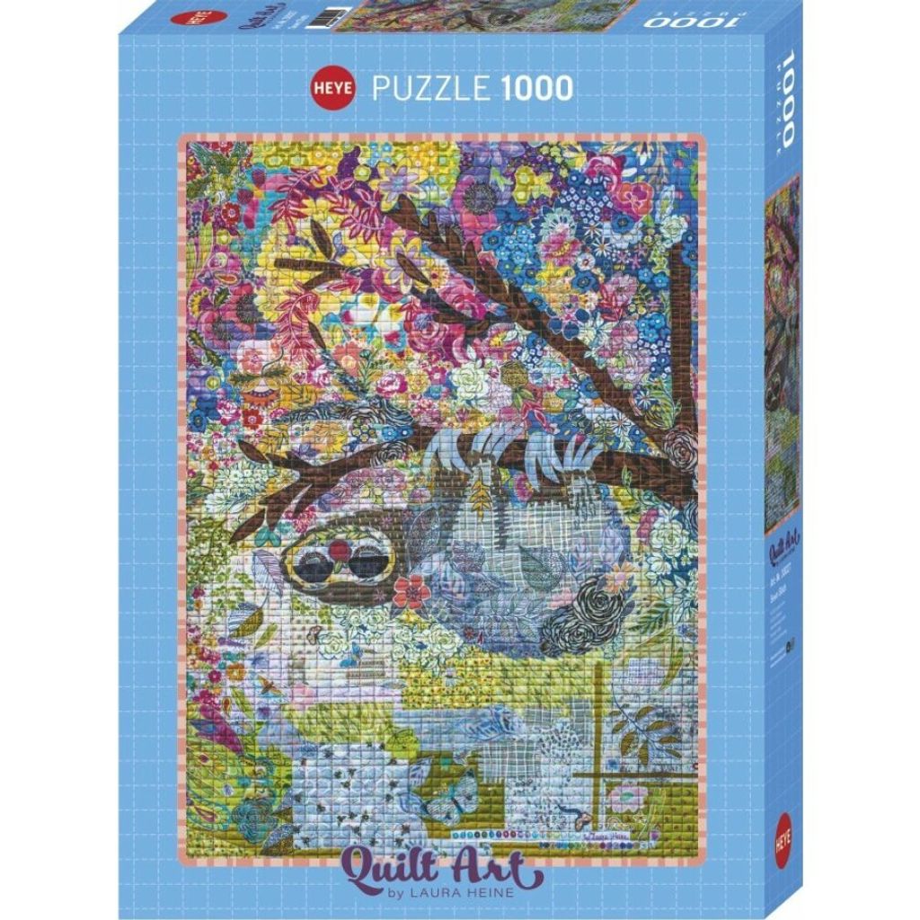 HEYE Puzzle Quilt Art: es Faultier 1000 Teile