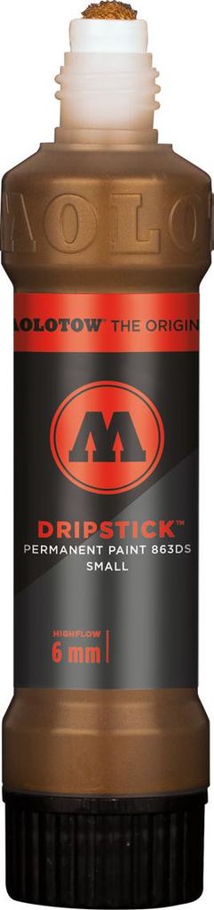 Molotow Dripstick Permanent Paint 863DS 30 ml, gold, Squeeze Bottle
