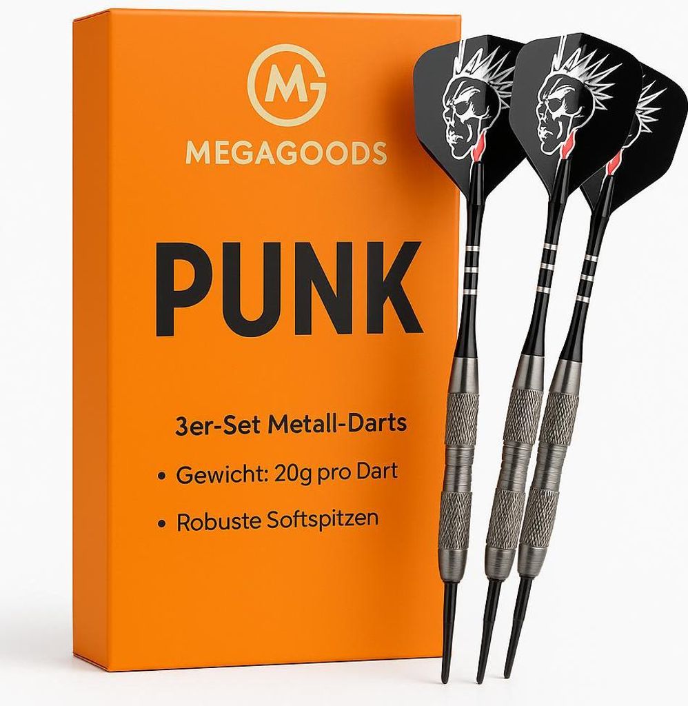 Dartpfeile Set 3 Stk 20 g Profi Turnier Training Schwarz DE.